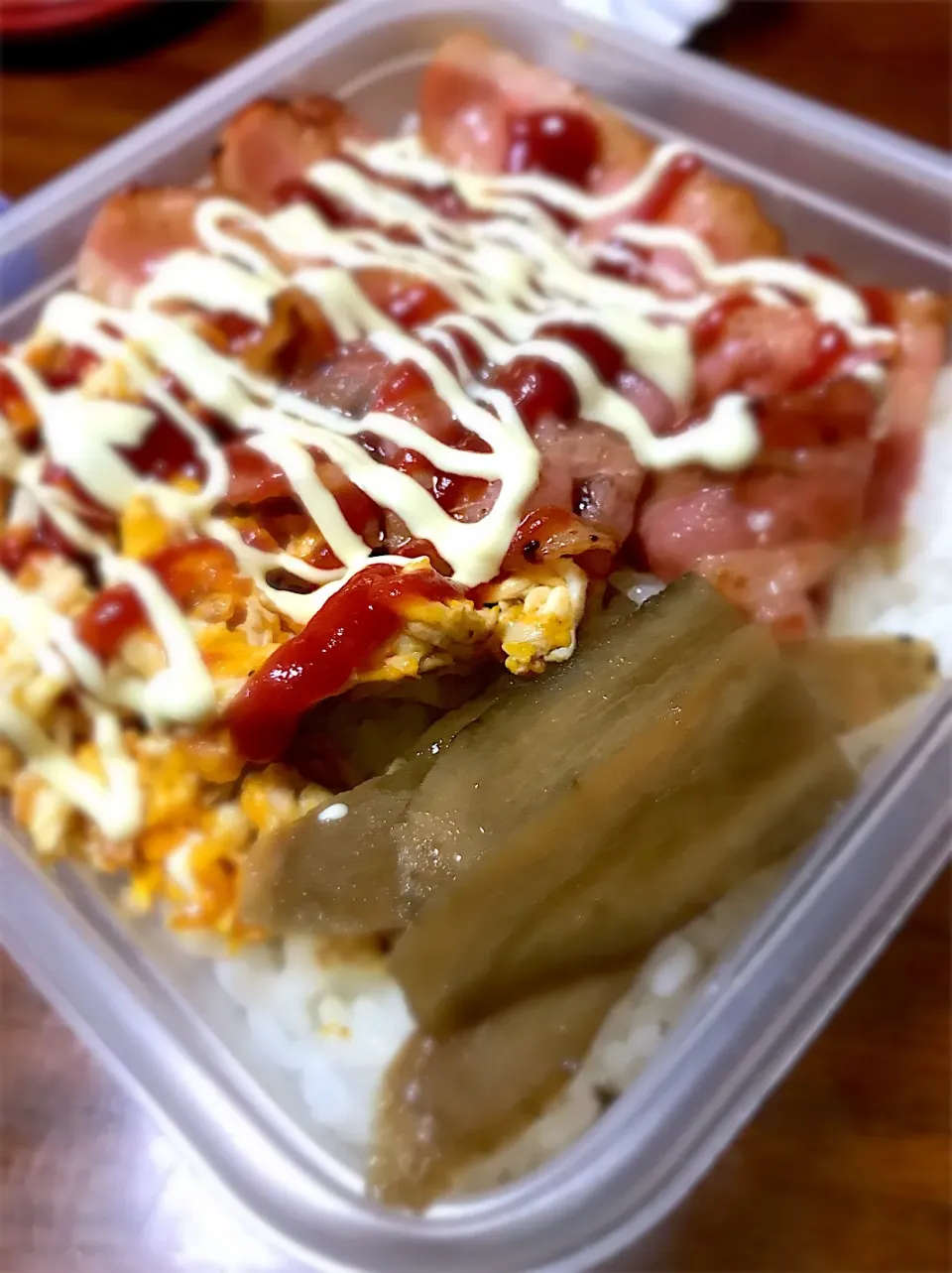 今日の補食🥓🥚|tanayu〜☆さん