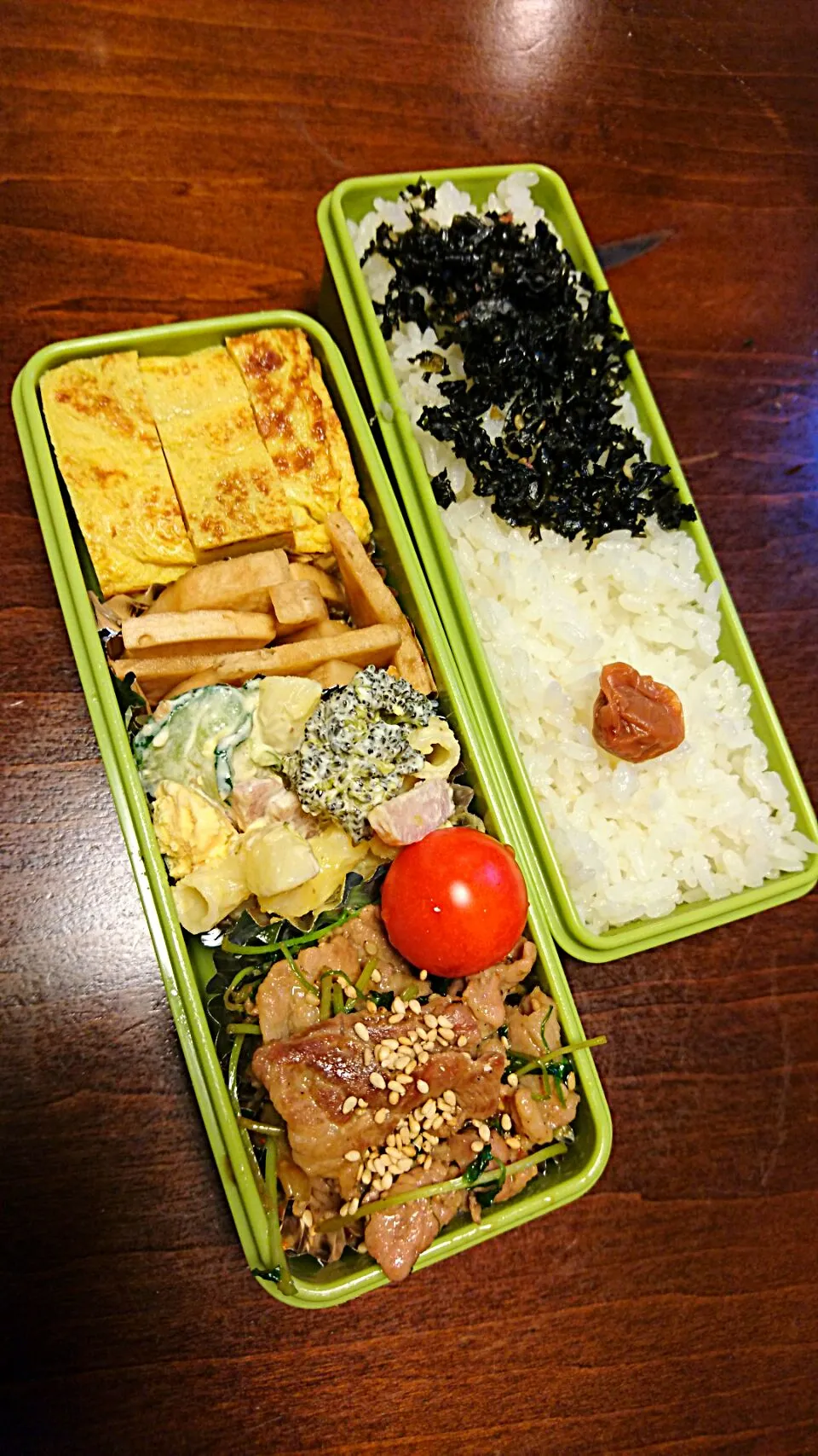 豚と豆苗炒め弁当|りょーさん