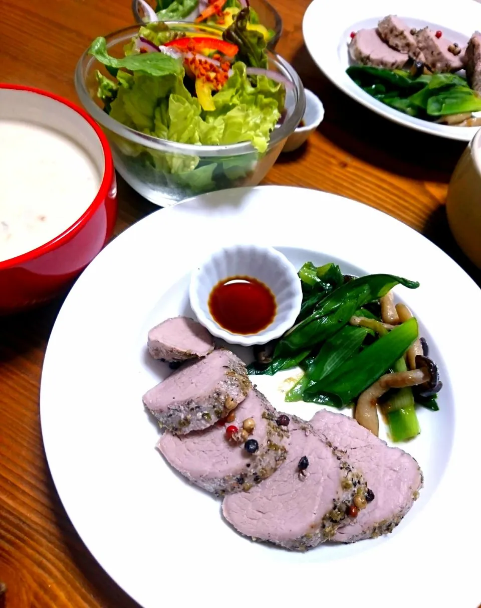 Snapdishの料理写真:『豚フィレ肉のコンフィ』|seri-chanさん