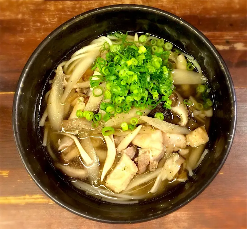 鶏ごぼうキノコ温めん1|半田手延べそうめんの店 阿波や壱兆さん