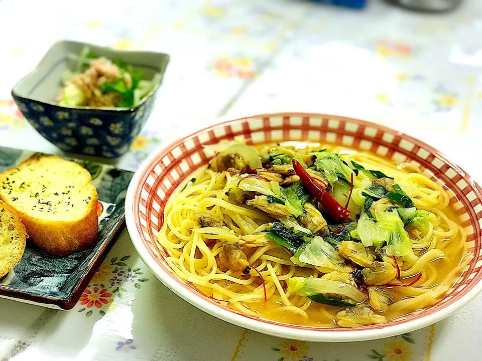 アサリスープスパゲティ🍝|ター坊さん