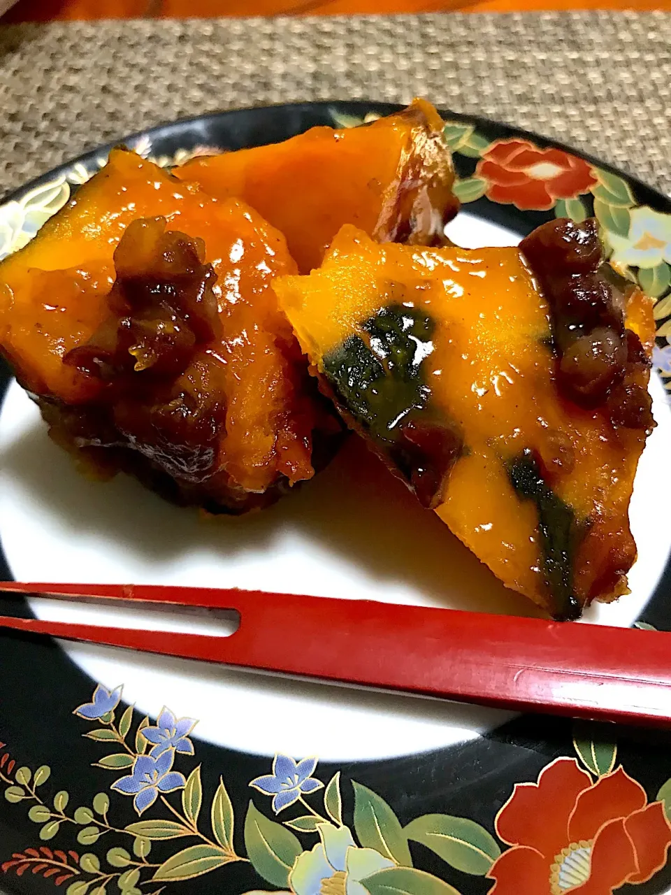 オリジンのお惣菜でいちばんきになったもの。 カボチャと小豆のいとこ煮。|シュトママさん