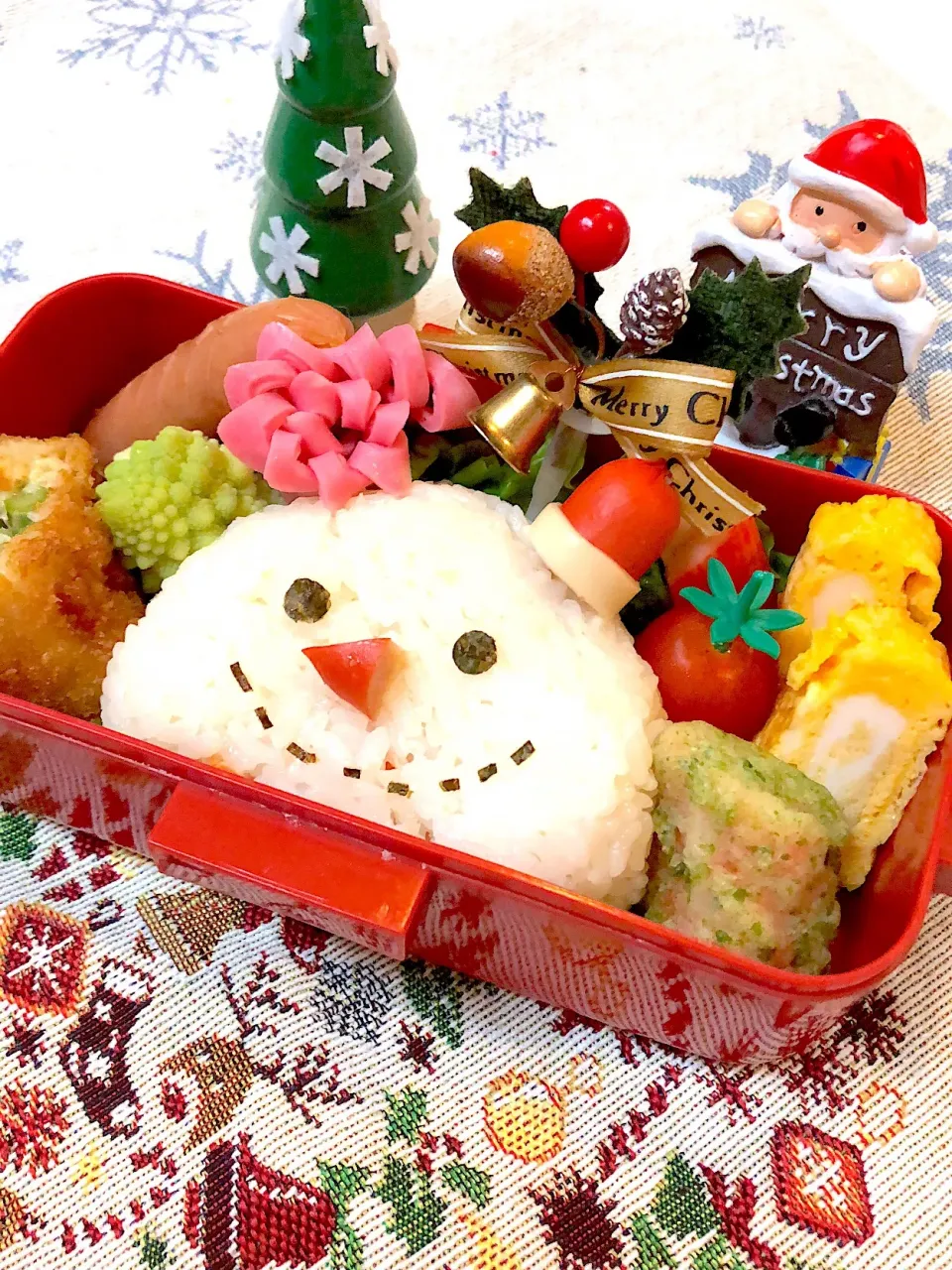 #キャラ弁  #学生弁当  #娘のお弁当  #クリスマスお弁当|Yuki Kawasumiさん