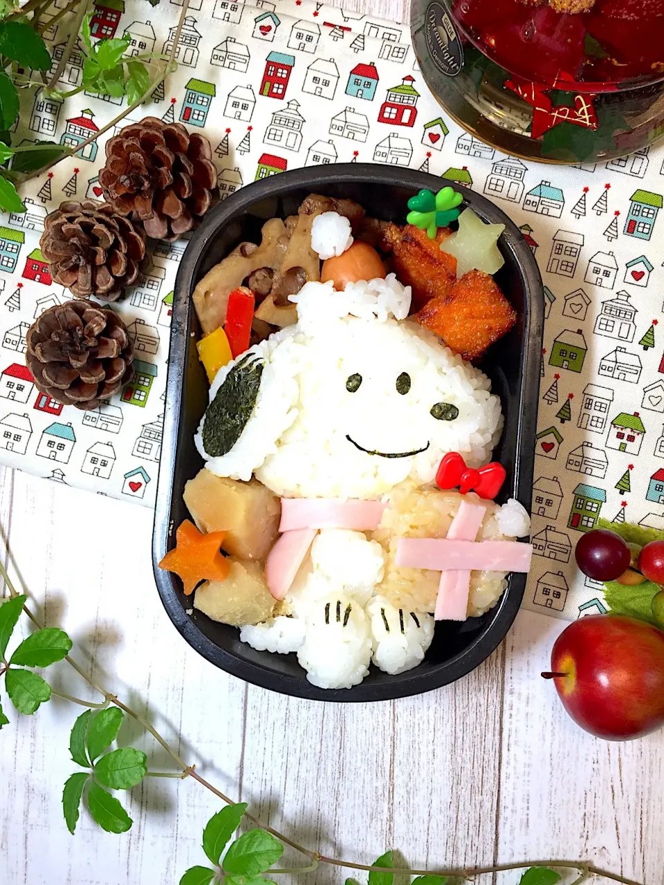 Snapdishの料理写真:スヌーピーのお弁当☆|makoryuneさん