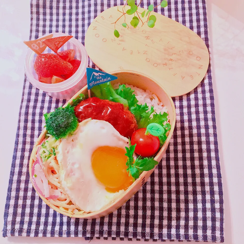 ロコモコ丼風弁当|Mikaさん