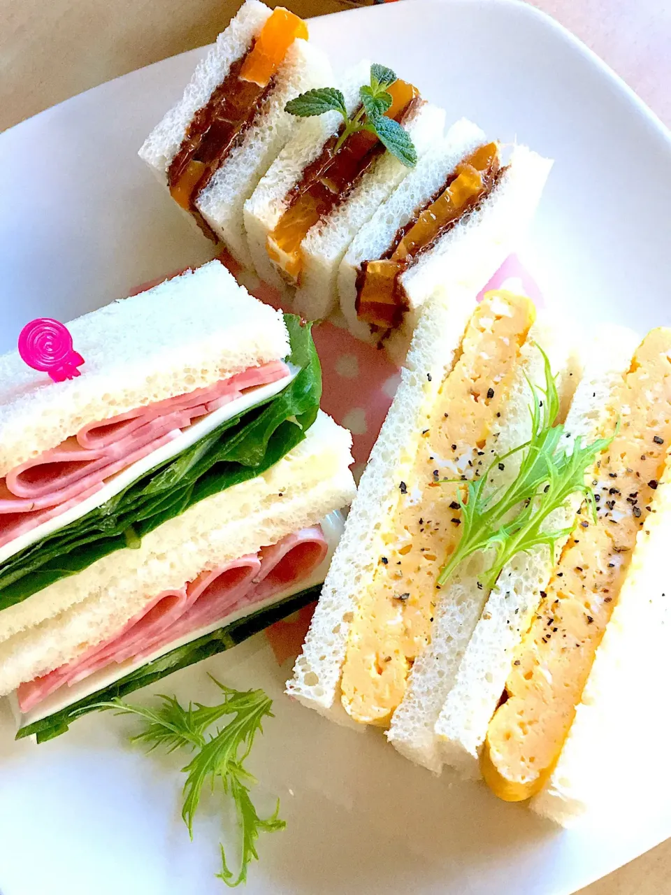 3種のサンドイッチ🥪🥪🥪|matumotommさん