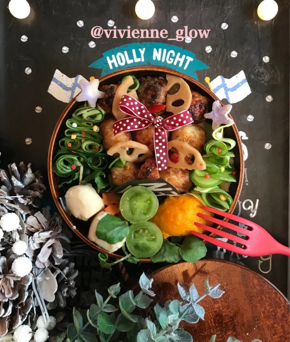 Snapdishの料理写真:つくねのっけ弁当|vivienne_glowさん