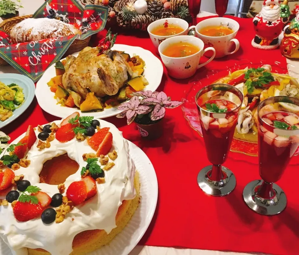 Snapdishの料理写真:クリスマスパーティー料理🎄|mikiteeee52さん