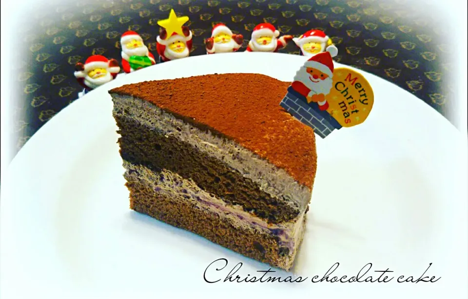 🎄🎅チョコのショートケーキ🍰|ne-neさん