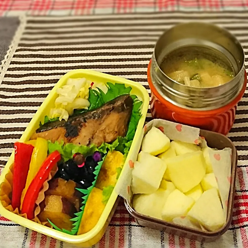 今日のお弁当ちゃん💕ブリの照り焼き～|ちぇさん