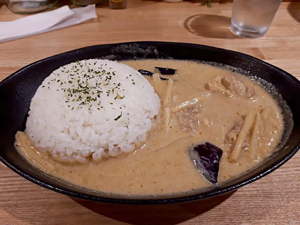 和ジアンカレー(チキン、ナス、タケノコ) @KOSUGI  CURRY #タイカレー|カリー仙人さん