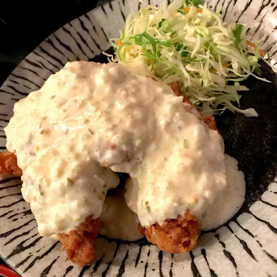 チキン南蛮定食@虎視眈々(渋谷)|塩豚骨さん