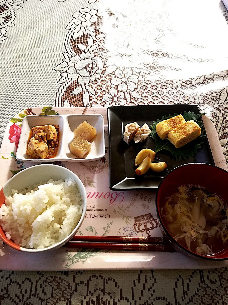 Snapdishの料理写真:ばあちゃんの昼ごはん5|ヨシヨシさん