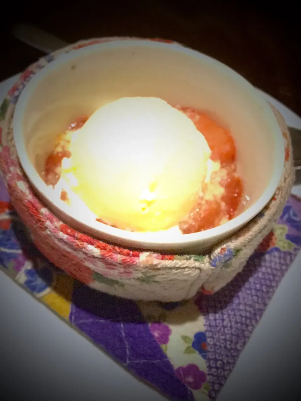 Apple crumble with ice cream|sarahさん