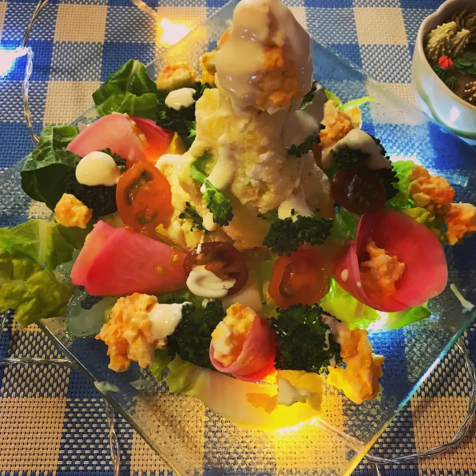 はるか姫のツリーサラダ🥗|noeさん