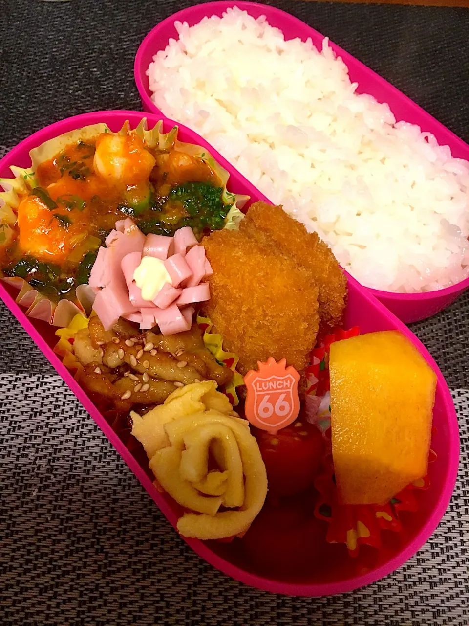 海老チリ弁当|マム🌹Japanese momさん