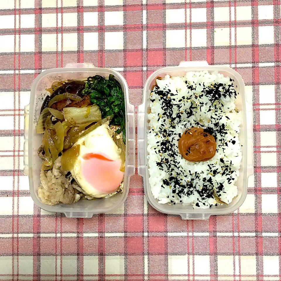 今日のお弁当‼︎ 15 December
 #お弁当  #弁当  #obento  #bento  #実家のお母ちゃん  #すき焼き弁当  #野菜たっぷり|Yoshinobu Nakagawaさん