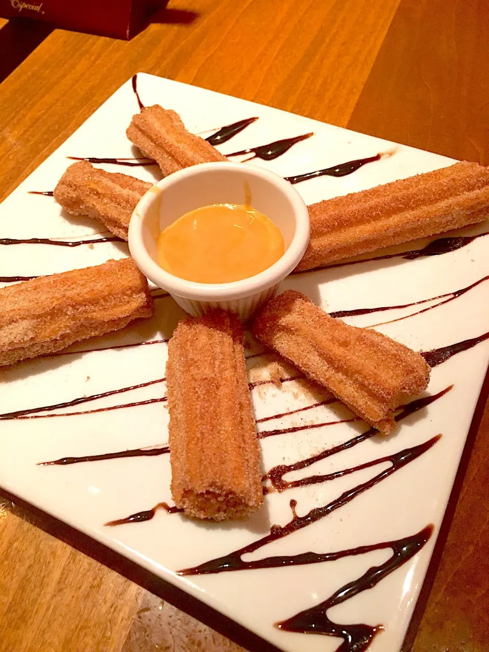 Yummy warm churros  #churros #cinnamonsugar #caramelsauce|🌺IAnneさん