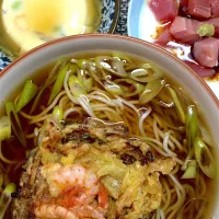 Snapdishの料理写真:#かき揚げ蕎麦|優さん