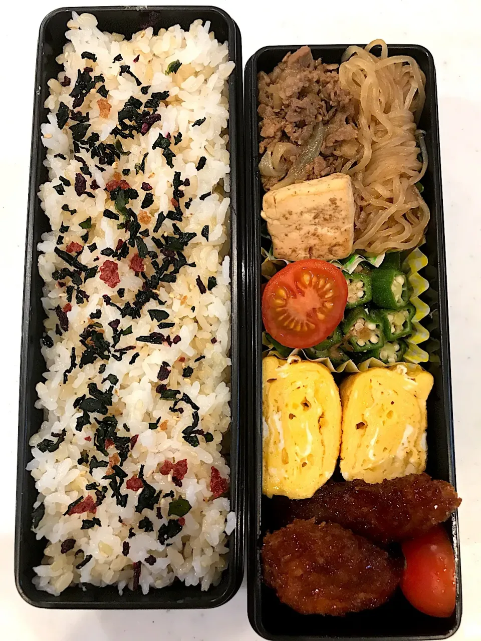 Snapdishの料理写真:2017.12.15 (金) 旦那様のお弁当🍱|あっきーよさん