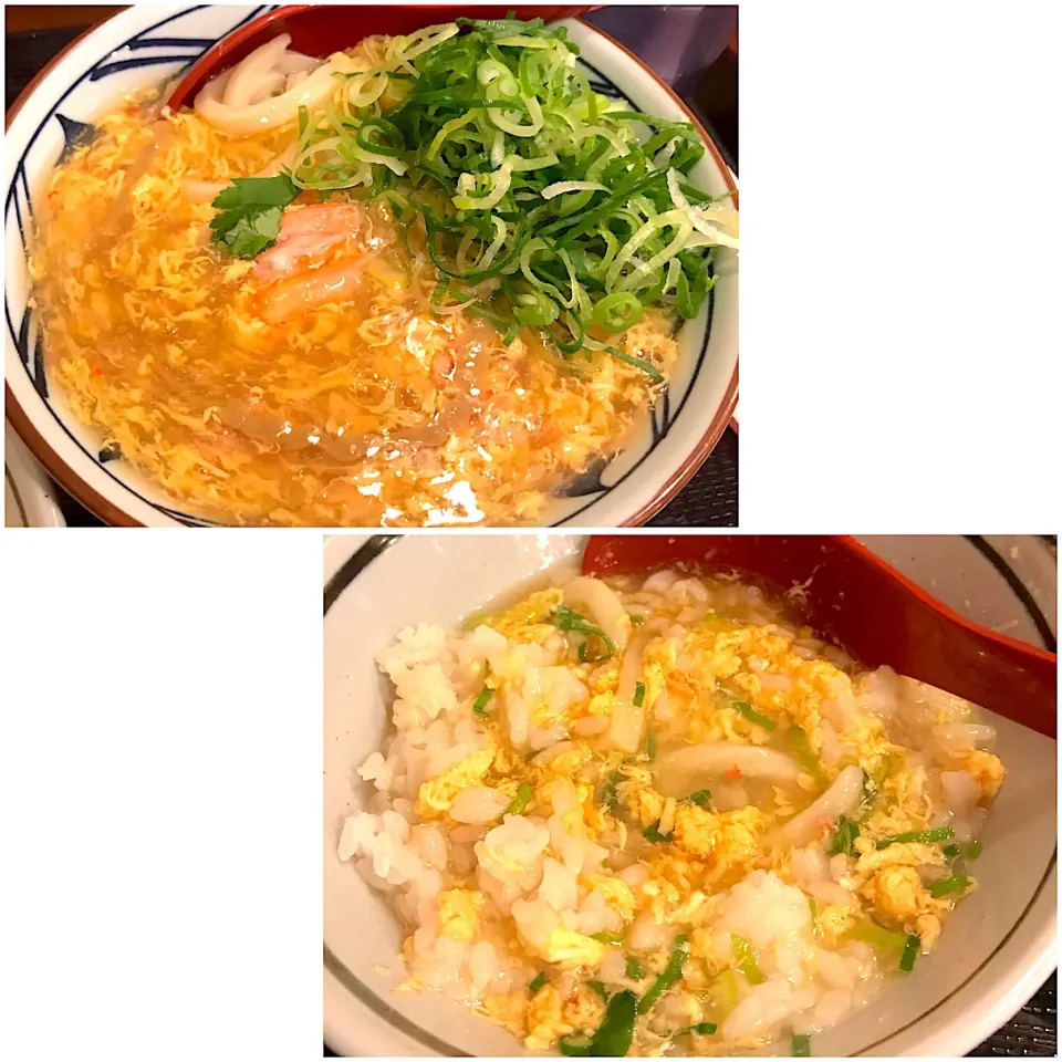 かに玉あんかけうどん|純さん