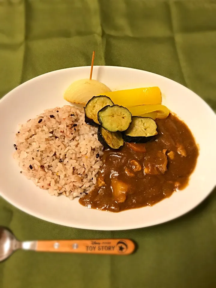 たっぷり野菜の素揚げカレー|eririnさん