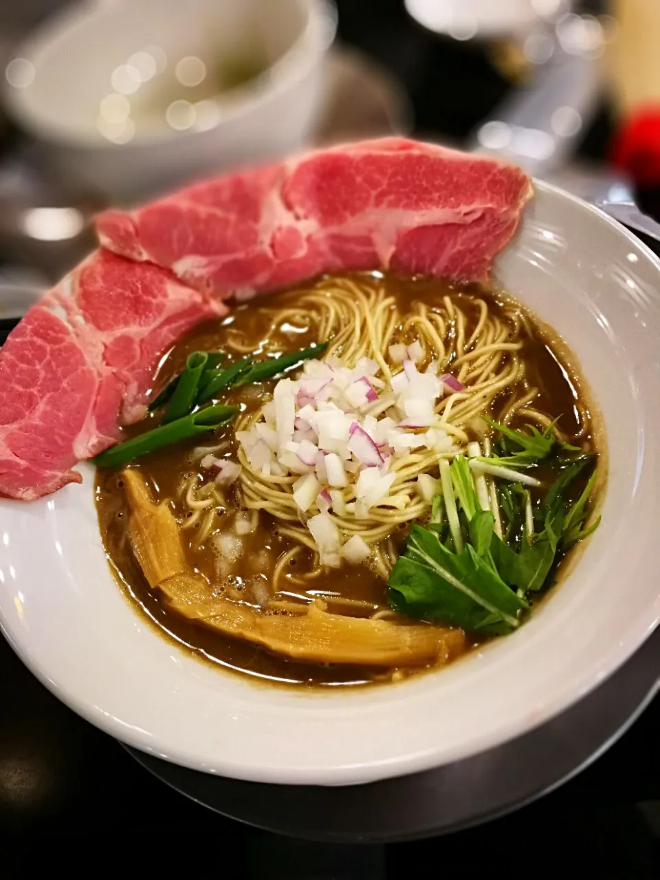 Snapdishの料理写真:煮干し豚骨ラーメン|maroさん