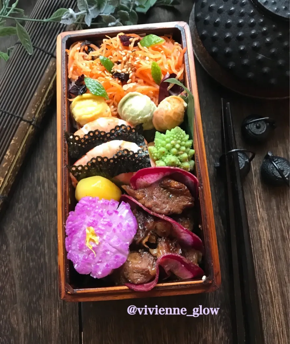 豚ハラミ焼肉弁当|vivienne_glowさん