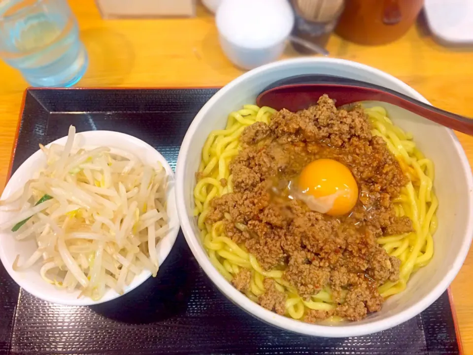 Snapdishの料理写真:まぜめん・野菜大盛り@味噌麺処 花道|morimi32さん