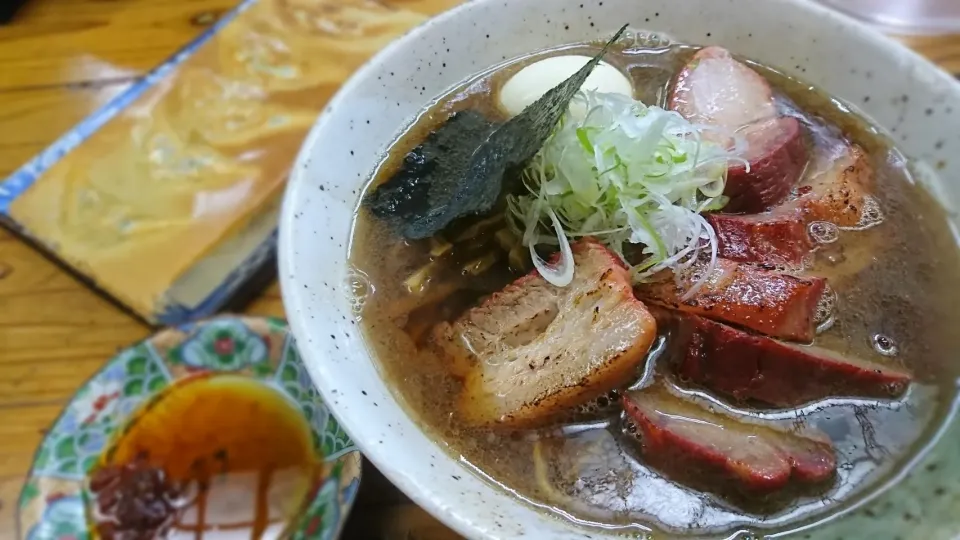 味玉叉焼中華そば＆羽根つき餃子|ボンゴさん