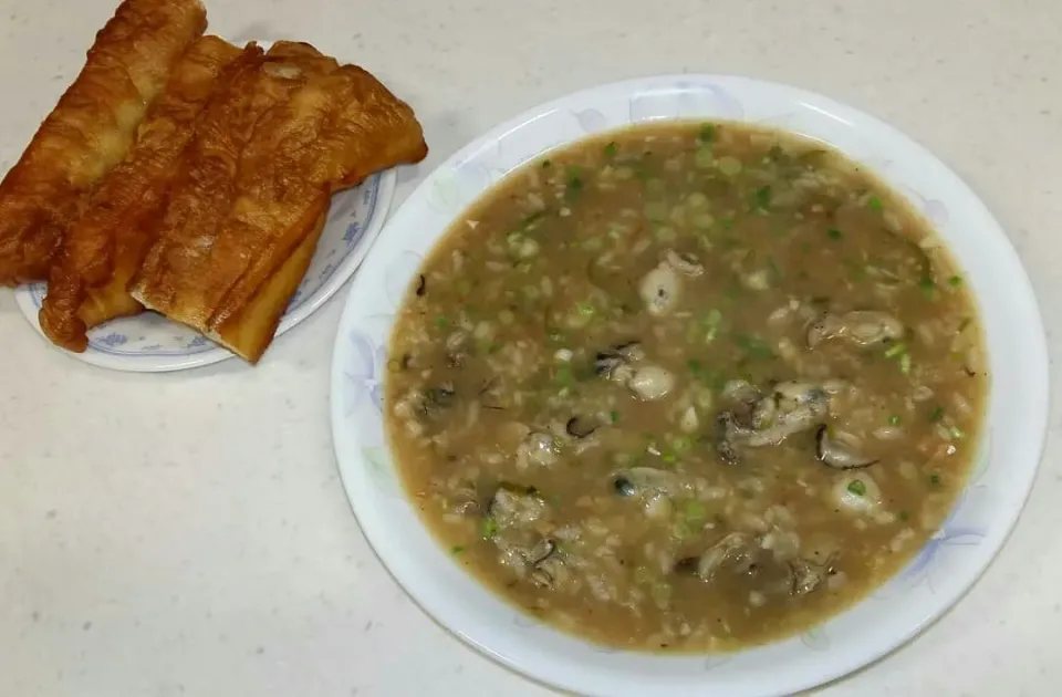 oyster congee|steven z.y.さん