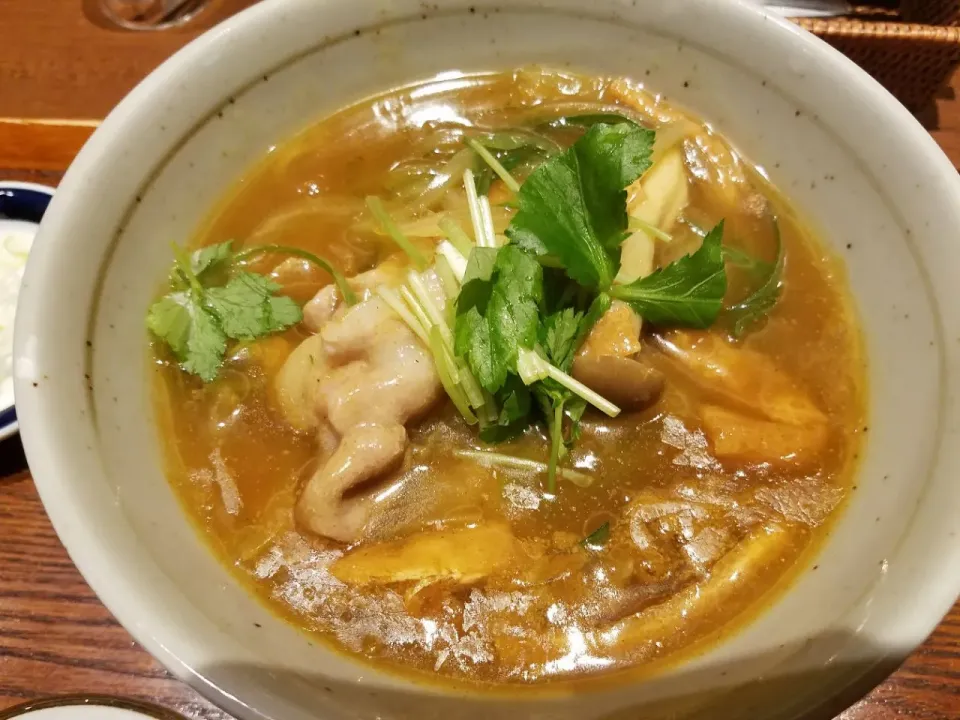 Snapdishの料理写真:カレー南蛮そば|Morito Kamiyaさん