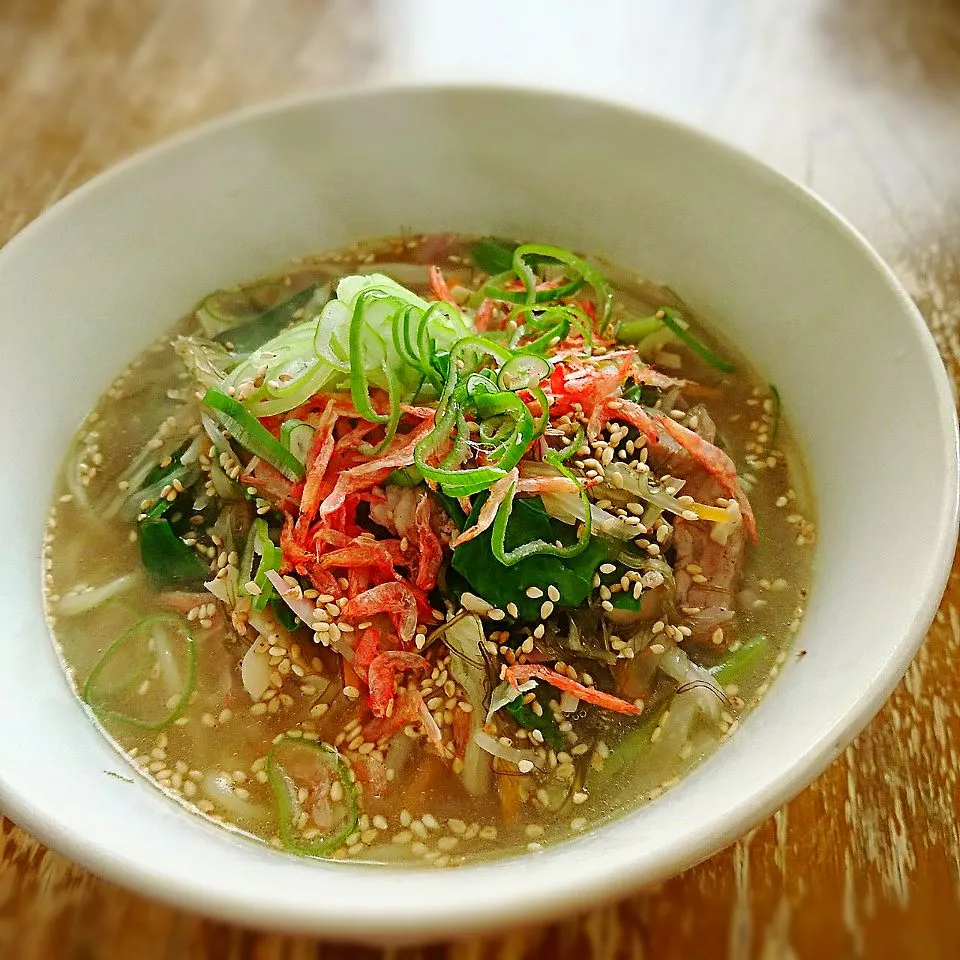 野菜たっぷり塩ラーメン|プチテンよすさん