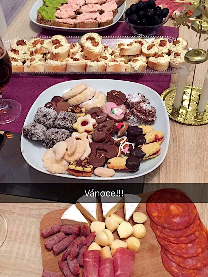 Vánoční párty food #party #partyfood  #fingerfood  #christmas #sweets #ham|LucieFoodさん