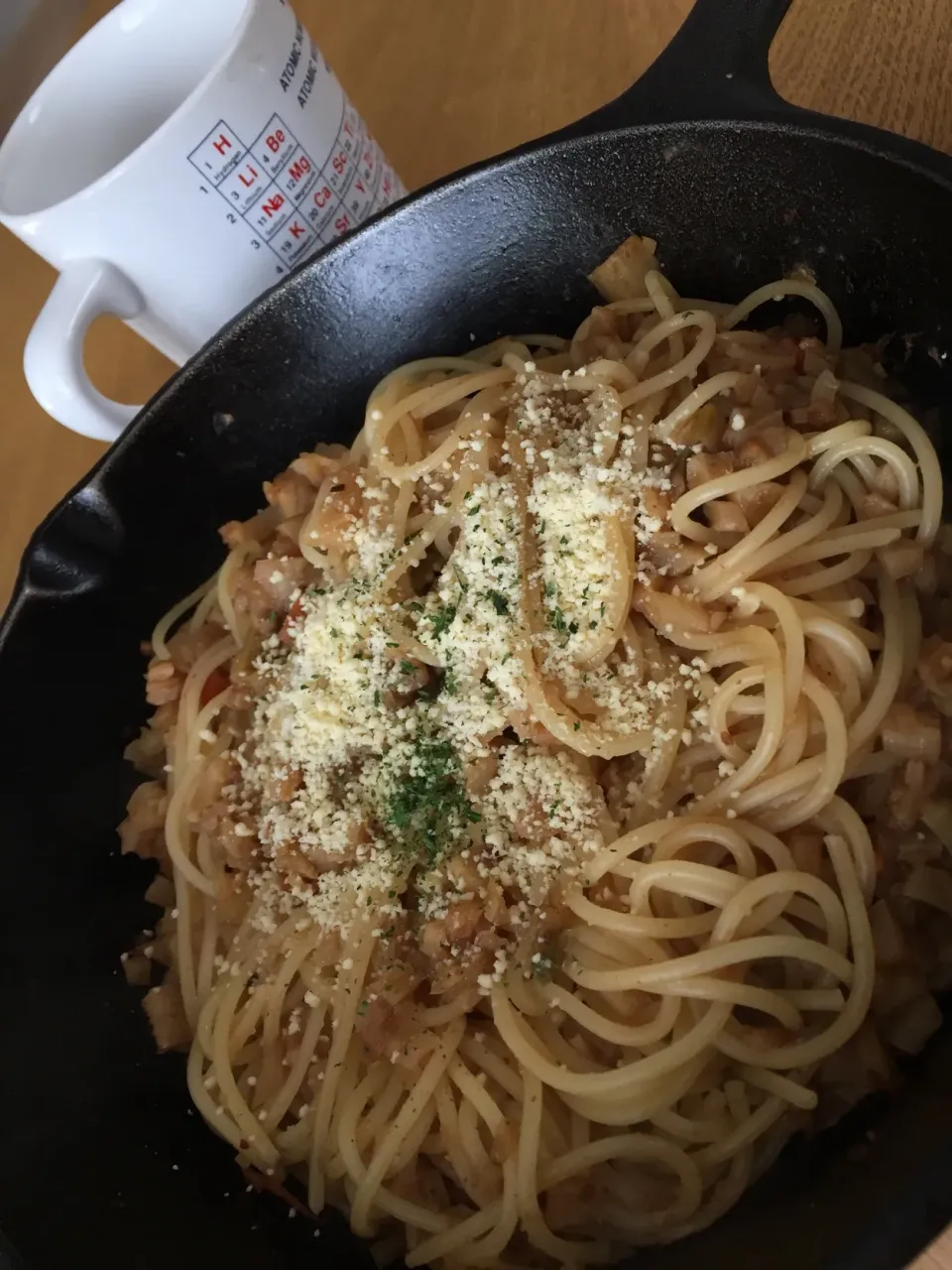 朝ごはんはカレーパスタ☆|あやさん