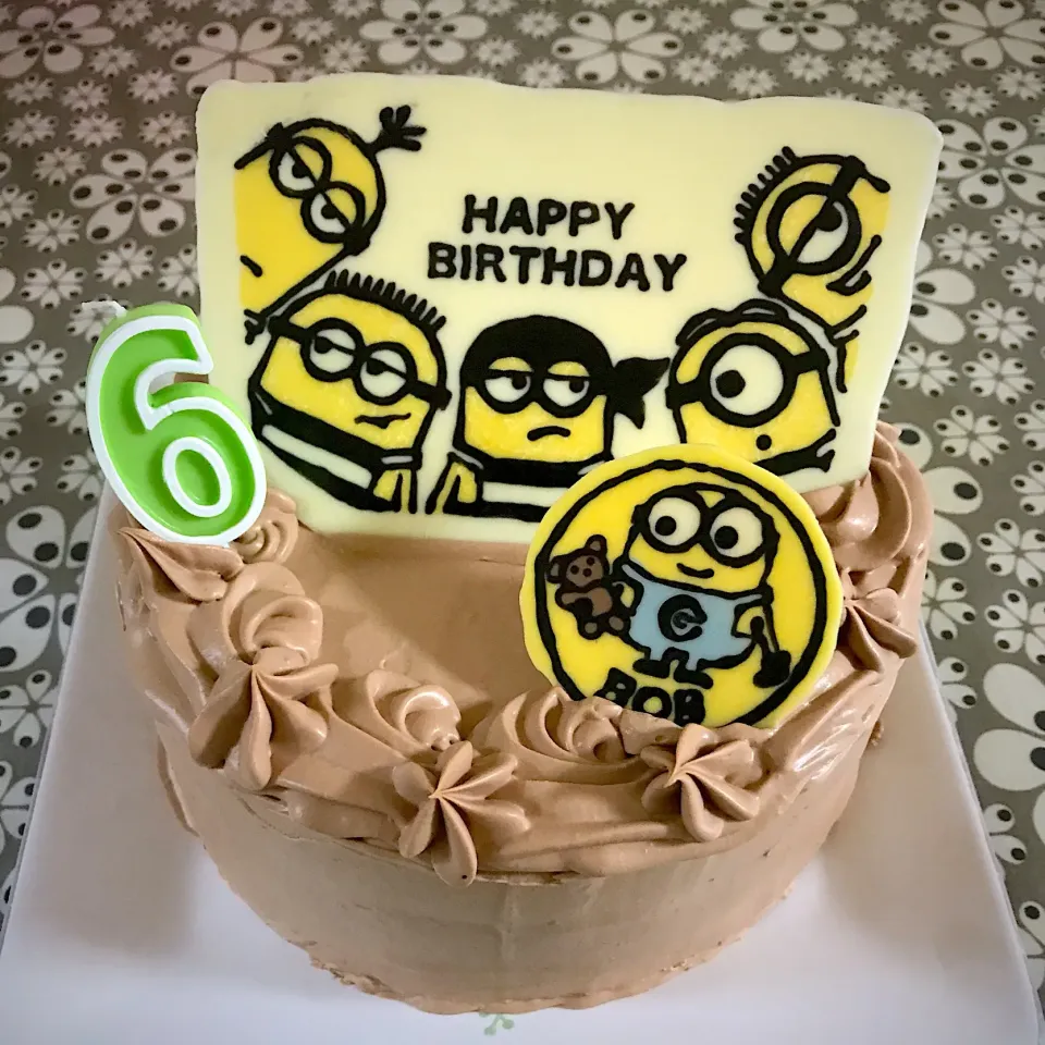 次男6歳の誕生日ケーキ🎂|ありかさん