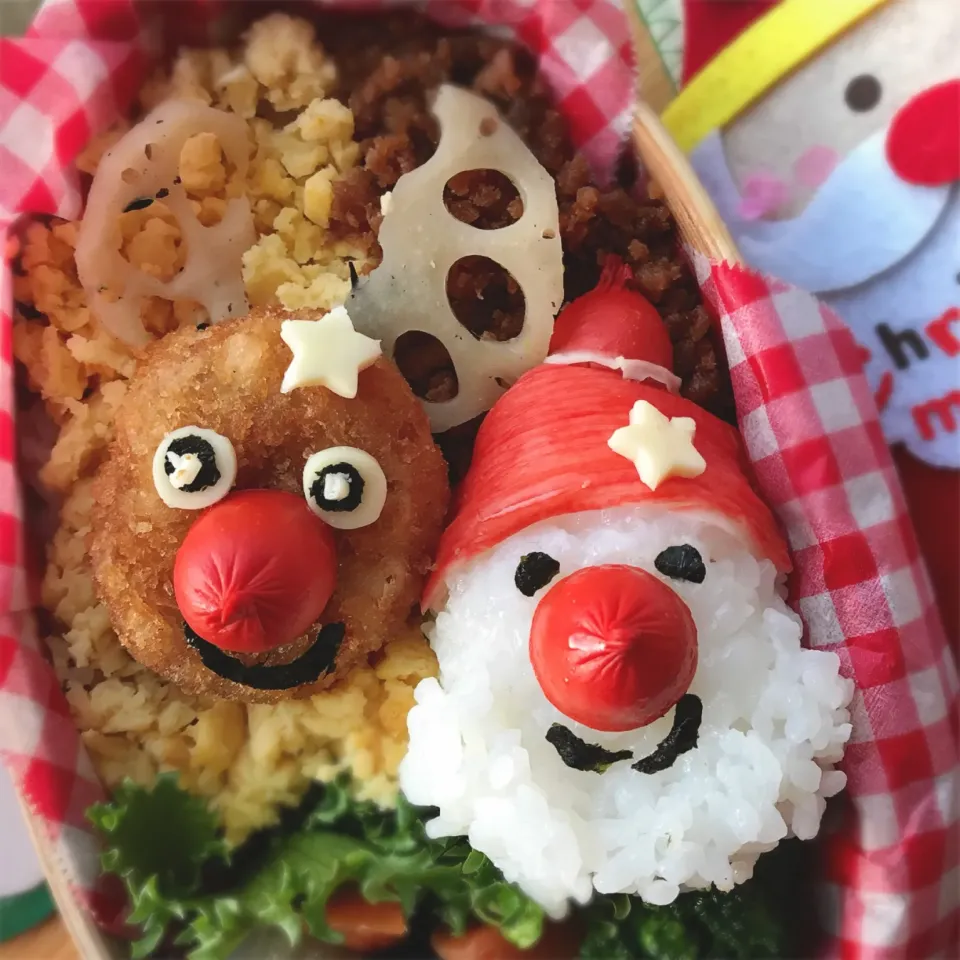 サンタ🎅トナカイ弁当|さえちゃんさん