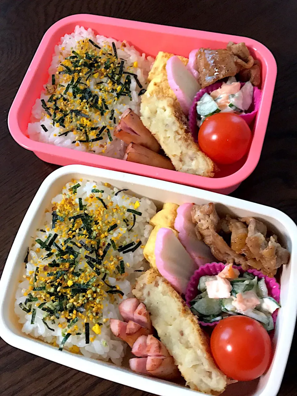 豚肉の炒め物とコロッケ弁当|kiicoさん