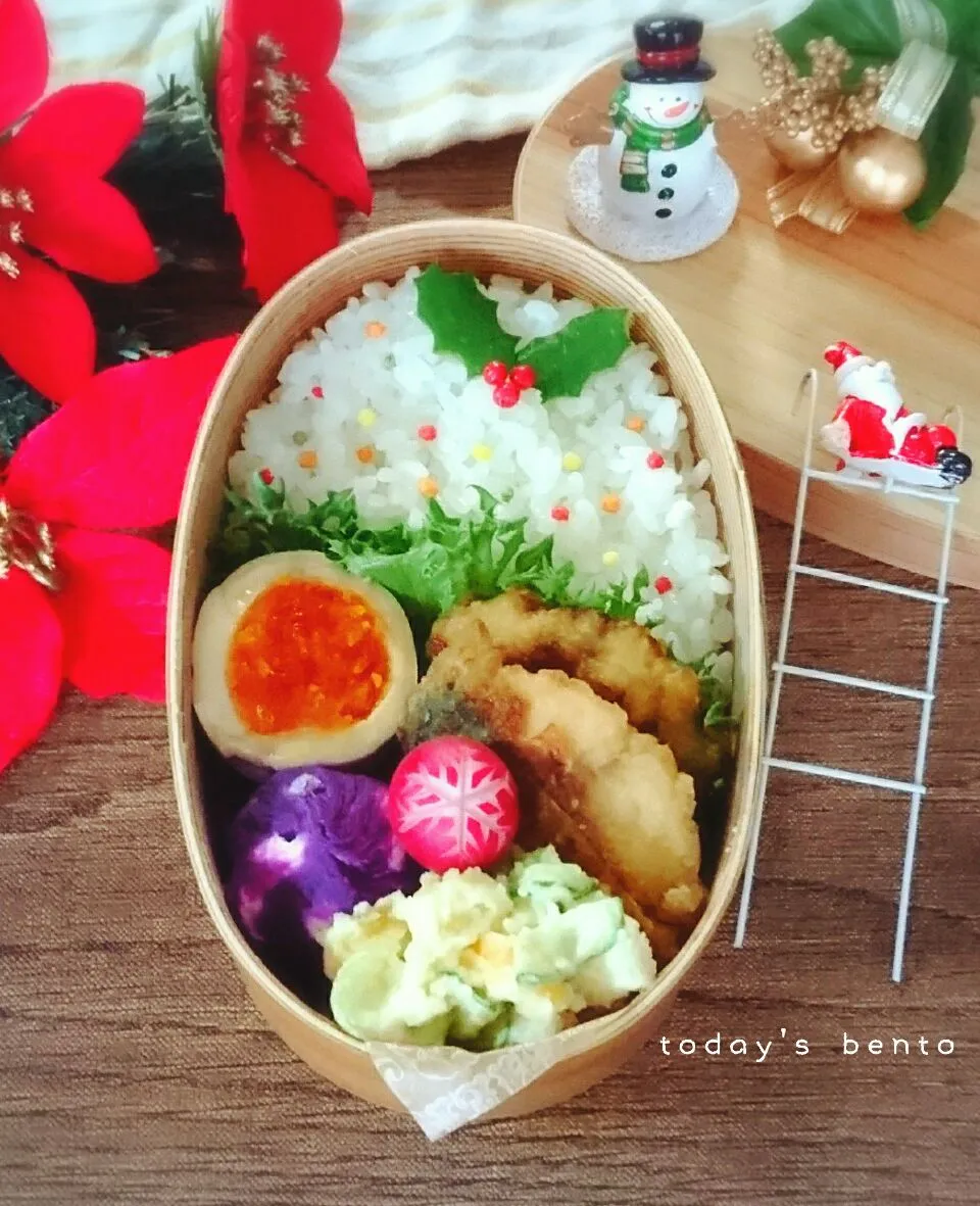 鯖のカレー竜田揚げ弁当|erinko0205さん