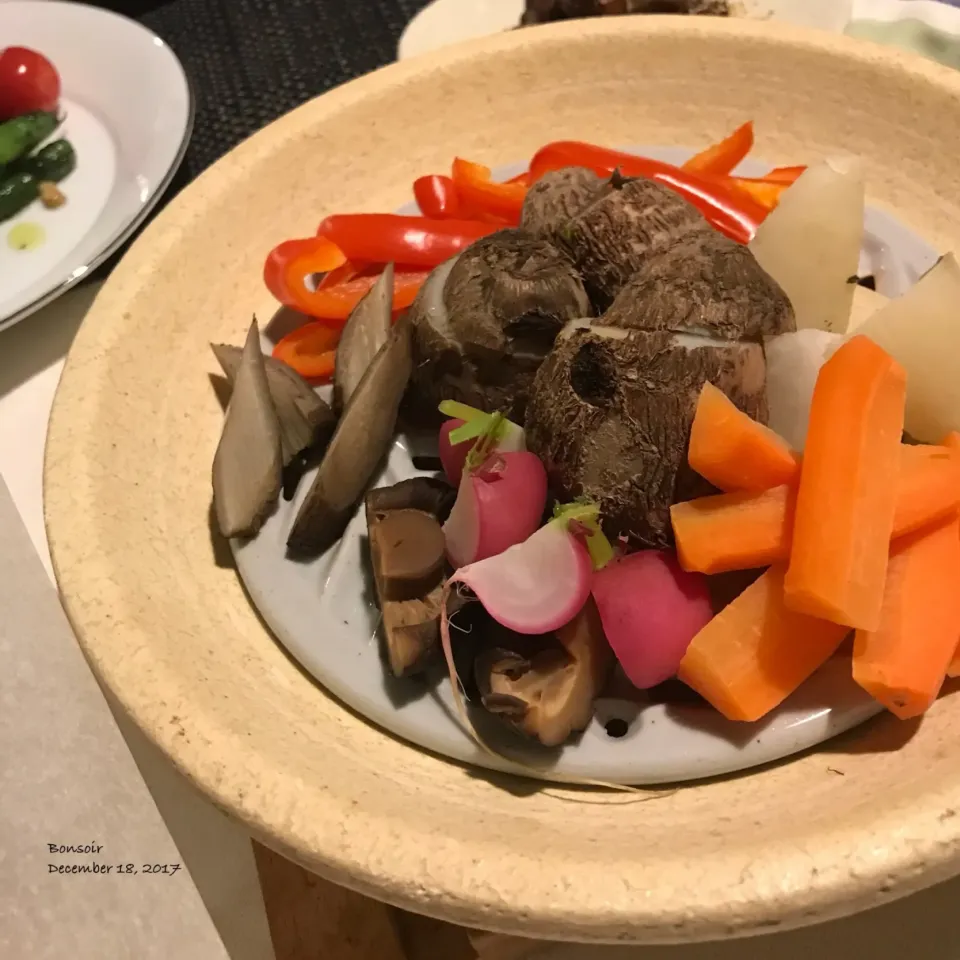 Snapdishの料理写真:蒸し温野菜🥕|yasuko murakamiさん