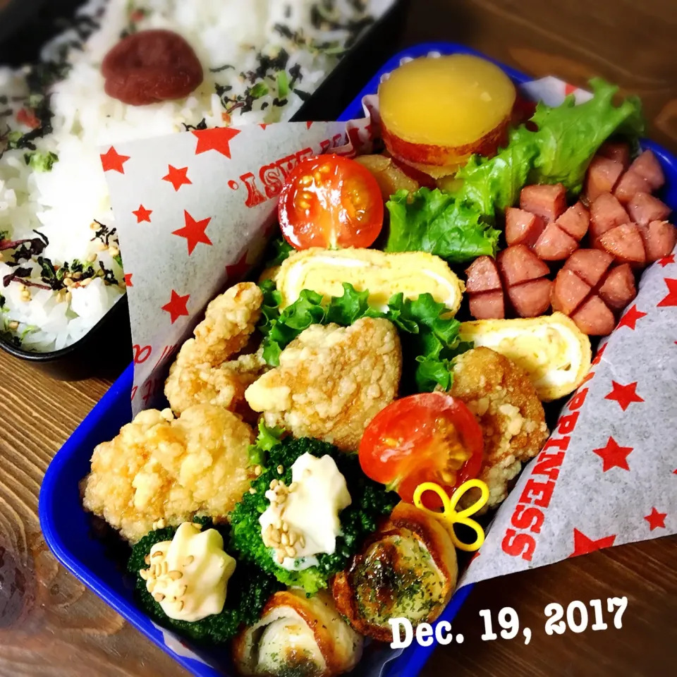 Snapdishの料理写真:中3男子弁当
 #お弁当 
  #男子|ヒロさん