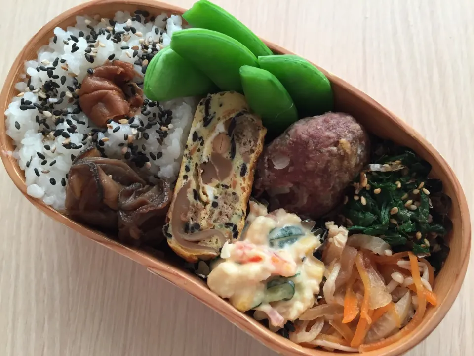 2017年12月19日のお弁当
 #お弁当作り  #わっぱ弁当  #お弁当  #お昼ご飯|永島 恵さん