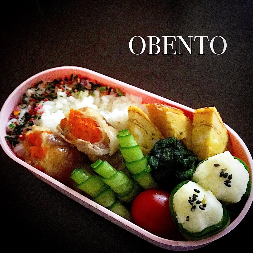 くるくるキュウリの色々くるくる弁当|cocoさん