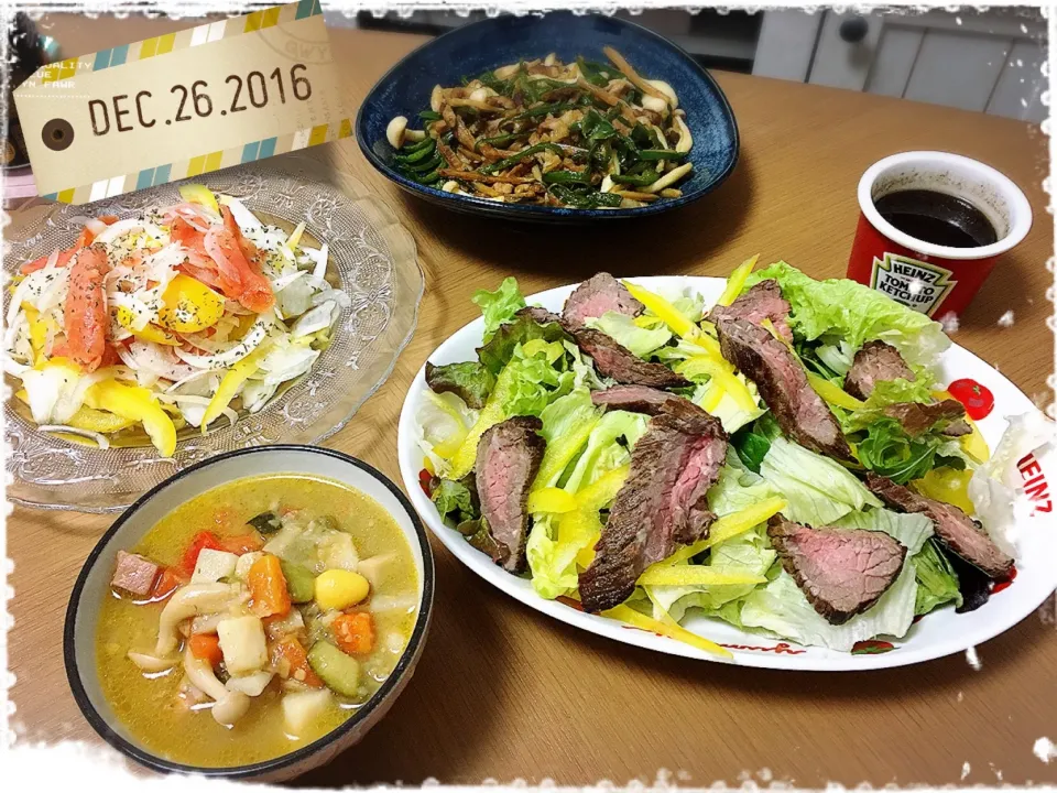 12/26の夕ご飯🍴|みきぴょん♪さん