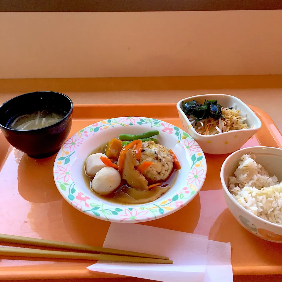 豆腐ハンバーグの和風あんかけ＼(^o^)／|すかラインさん