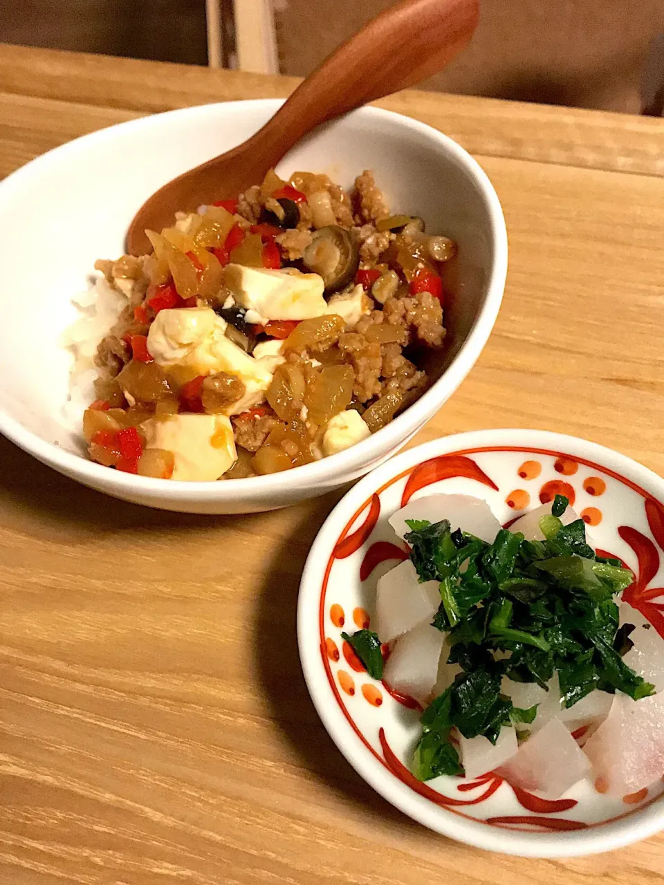 麻婆豆腐風丼|二キィさん