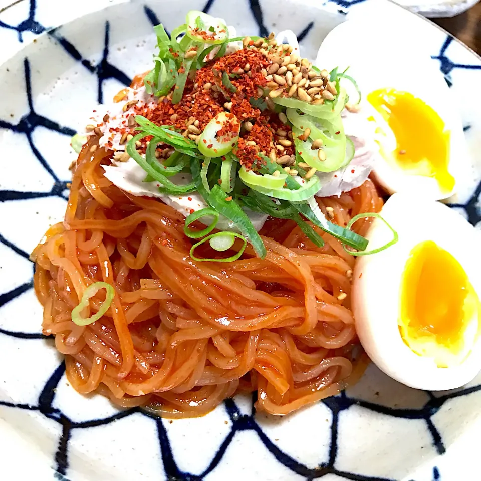 激辛ピビン麺🍜
 #冷麺  #ビビン麺 #韓国料理|HALさん