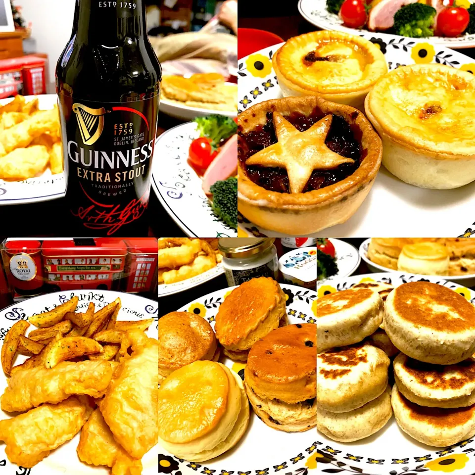 Snapdishの料理写真:英国料理の夕べ🇬🇧|suppyさん