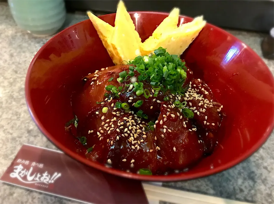 Snapdishの料理写真:かつをの漬け丼|古山さん