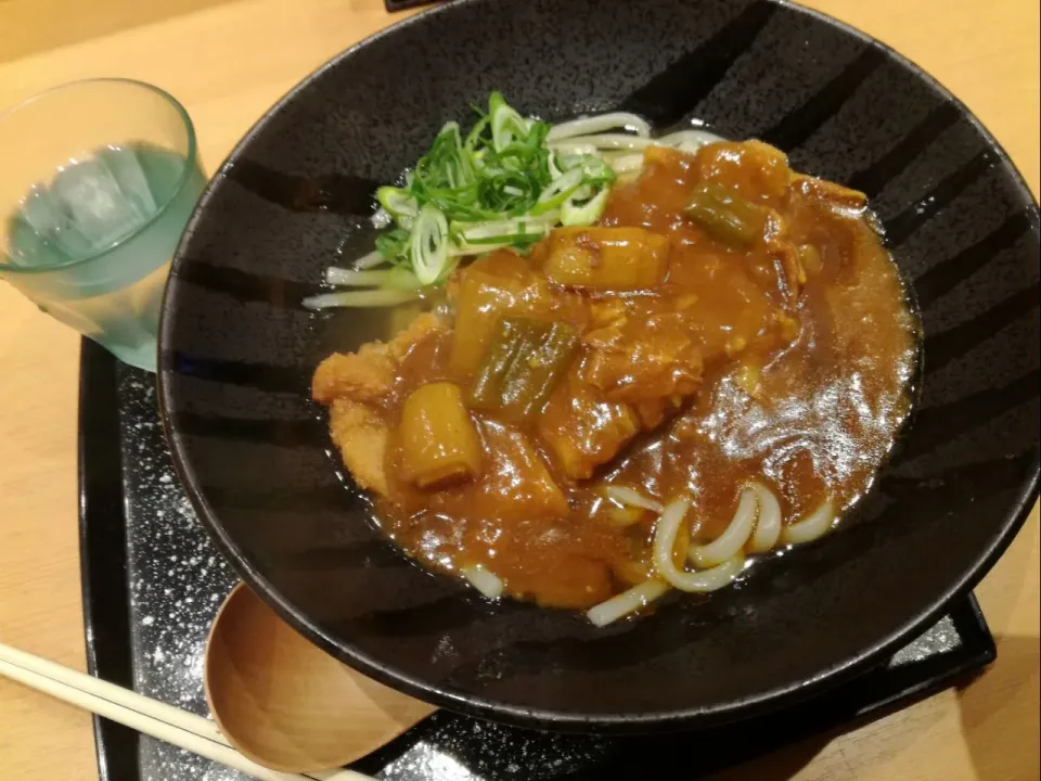 Snapdishの料理写真:カツカレーうどん　讃岐
 #浪花そば|Kojiさん